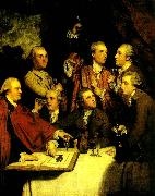 Sir Joshua Reynolds members of the society of dilettanti France oil painting artist